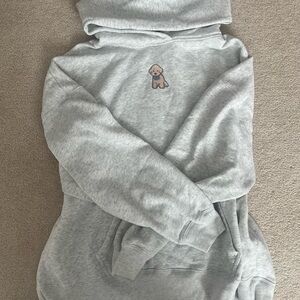 Hollister Light Gray Hoodie